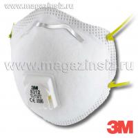 Респиратор 3M 8312 FFP1 NR D до 4 ПДК для защиты от пыли и туманов с клапаном выдоха (7100010819)